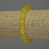 Yellow Cat's Eye Bracelet — Smooth Bead, 10 mm Diameter ±, 18 mm Length ±, Stretch