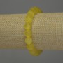 Yellow Cat's Eye Bracelet — Smooth Bead, 10 mm Diameter ±, 18 mm Length ±, Stretch