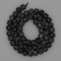 Faceted Agate Cube Beads 7x7mm ± on Thread, Length 39cm ±