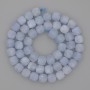 Aquamarine Beads, Faceted Cube, 7x7 mm, 38 cm Length on Thread