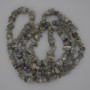 Labradorite chip beads, 8x3-5 mm diameter, 80 cm length on thread