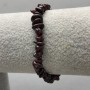 Garnet Chip Bracelet, diameter 5–8×3 mm, length 18 mm, stretch