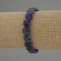 Sodalite Heart Bracelet, 10mm diameter, 18mm length, stretch