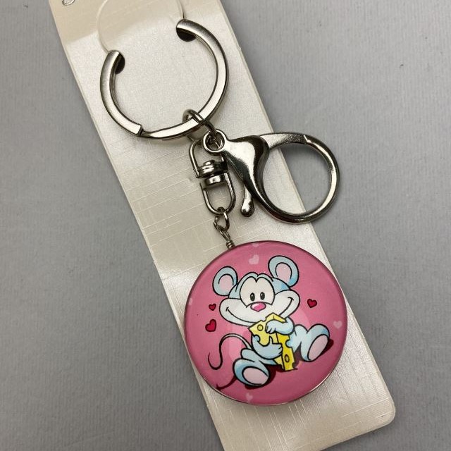 Keychain, diameter 3.5 cm, length 9.5 cm