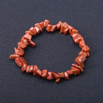 Aventurine Bracelet 'Golden Sand' on Elastic