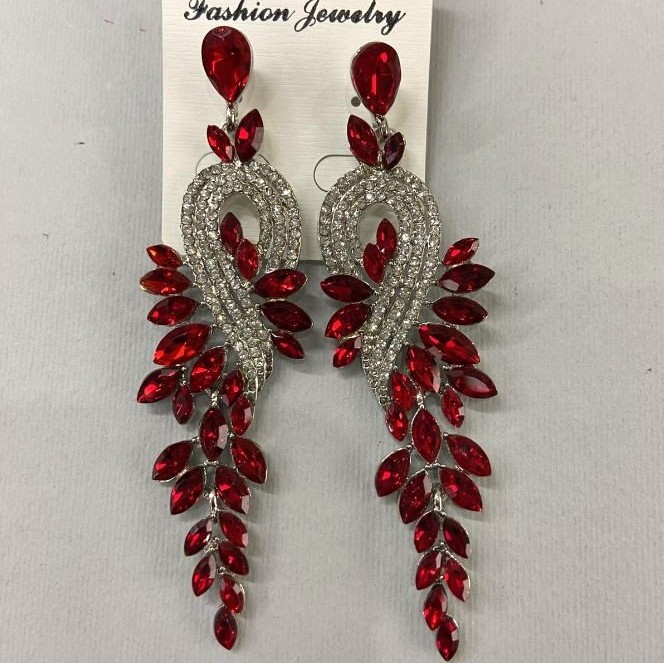 Earrings with crystals 'Chandeliers' 'Chandeliers' 'Groni'