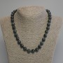 Emerald Fuchsite Necklace (Muscovite) Smooth Bead, 10 mm Diameter, 45 cm Length +/- with Clasp
