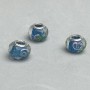 Pandora bead plastic, 14×10 mm diameter, hole diameter 4.5 mm, pack of 6
