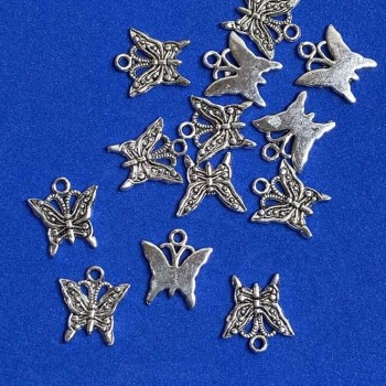 Butterfly Pendant Findings 18x16mm Packaging 20 g +/- 18 pcs +