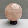 Pink Quartz decorative sphere, diameter 10.6 cm, weight 1934 g, price per unit
