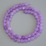 Lavender Amethyst Faceted Round Beads, 6mm diameter, 37 cm long on thread