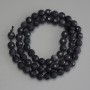 Iolite Beads Faceted Round 6mm on Thread, Length 37cm+