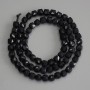 Tourmaline beads, faceted cube 5x5 mm on a string, length 37 cm+