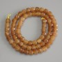 Citrine Beads, Faceted Cube 6mm on Thread, Length 38 cm+