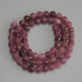 Tourmaline Beads, Faceted Ball 6mm +/- on Thread