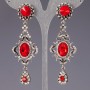 Crystal earrings 'Lustres' 'Chandeliers' 'Angelica'