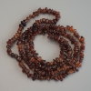 Hessonite Garnet Chip Beads, 7-9×4 mm, 80 cm +/- on beading thread