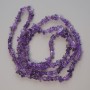 Amethyst Chip Beads, diameter 7-9x3 mm, length 78 cm on a thread