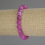 Tourmaline Faceted Bead Bracelet, 8 mm diameter, 18 cm length (stretch)
