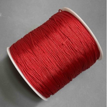 Red Shamballa Thread Spool, 100 m, 0.8 mm diameter
