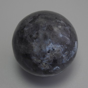 Larvikite sphere from natural stone, diameter 30mm+