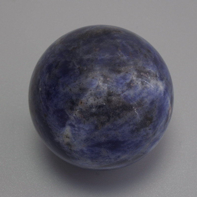 Sodalite natural stone souvenir ball, diameter 30mm+