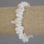 Bracelet of Mother-of-Pearl Chips, diameter 8-12x3-5mm+-, length 18cm (stretch)