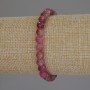 Tourmaline Bracelet, Faceted Beads, 6mm Diameter, 18cm Length (Stretch)