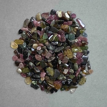 (per 100g ±) Natural Tourmaline Chips Without Holes 4-10×4-6 mm+