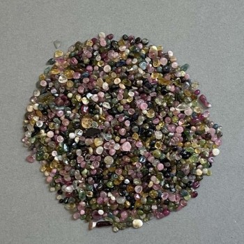 (per 100 g +/-) Natural Tourmaline gemstone chip without hole, 2.5x2-3 mm +