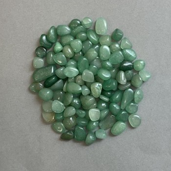 (per 100g±) Natural Jade Tumbled Stone Without Hole 8-15x8-9mm+