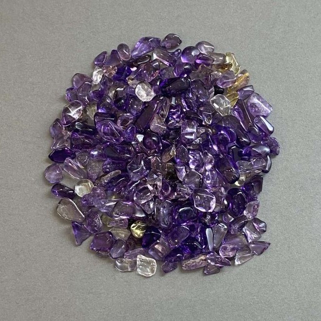 (per 100 g ±) Natural Amethyst Chip, Hole-free, 5-11×5-6 mm+