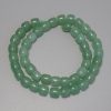 Nephrite Beads: Rounded Cylinders, 8×8 mm, 36 cm length on thread