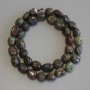 Dragon Blood Jasper Beads Faceted, diameter 10-11×9mm, length 39cm