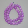 Lavender Amethyst Beads, Smooth Round, 10mm Diameter ±, On Thread, Length 38cm+