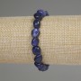Sodalite faceted bracelet, bead diameter 8-10×8-11 mm ±, length 18 mm ±, stretch