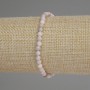 Faceted Opal Bead Bracelet, 4 mm beads, 18 cm length, Stretch