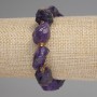 Amethyst Bracelet with Unpolished Stone