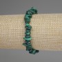 Bracelet with Malachite chips 5-9×3-4 mm, length 18 mm, stretch