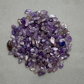 (per 100 g +/-) Natural Amethyst Chip Without Hole 2-7x2-4mm+