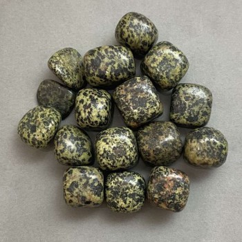 (price per 100g) Souvenir natural stone Serpentine Pebble ~ dimensions 17-21×17×17 mm (+-) packaging 100 g