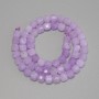 Lavender Amethyst Beads - Faceted Cube, 5×5 mm, 30 cm length on thread