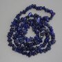 Lazurite chip beads, diameter 7–10×2–6 mm, length 80 cm on thread