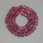 Faceted Tourmaline Beads, Cube-Shaped, 5×5 mm, 32 cm Length on a Thread