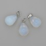 Moonstone Drop Pendant 19x13mm, length 29mm