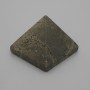 Pyrite Pyramid souvenir, natural stone, 30x30 mm length, 25 mm width
