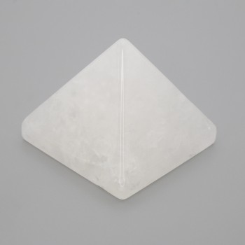 Pyramid souvenir, natural stone, Rock crystal, length 38×38 mm, width 33 mm