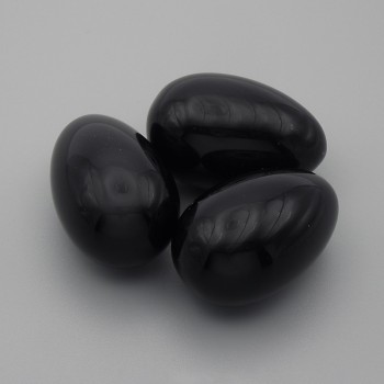 Egg-shaped souvenir made of natural agate, diameter 30×20 mm (±)