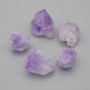 (per 100 g ±) Natural Amethyst stone, unprocessed rough stone without a hole 11-21×8-15 mm+