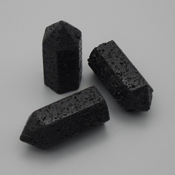 Souvenir Pencil Made from Lava Stone, Diameter 36x16 mm (Price per 1 pc)